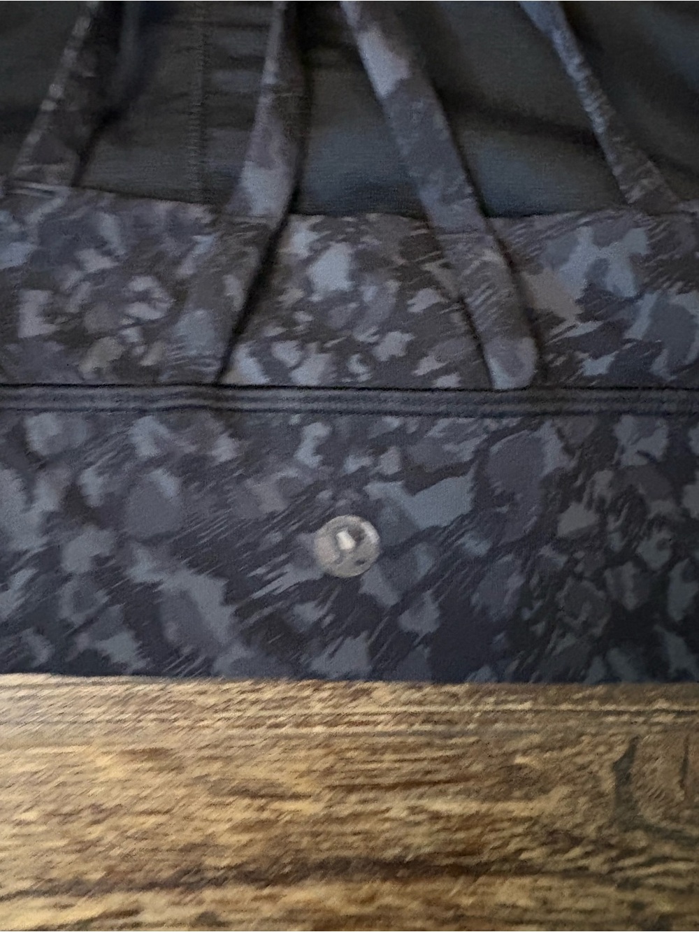 Lululemon Energy Longline Bra Women 10 Leopard Camo Deep Coal Multi Strappy - Picture 7 of 10
